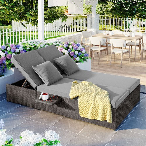 Outdoor rattan reclining - outdoor,