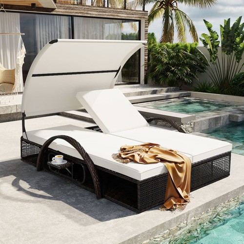 Outdoor adjustable sun lounger - outdoor,