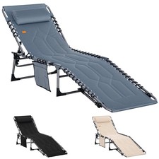 Outsunny Folding sun lounger