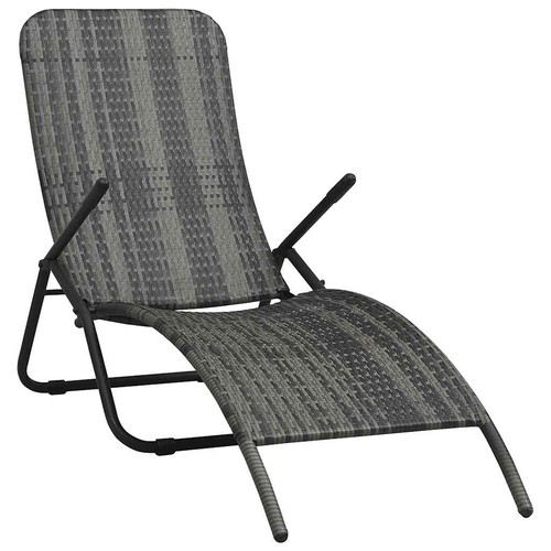 Folding sun lounger poly - lounger,