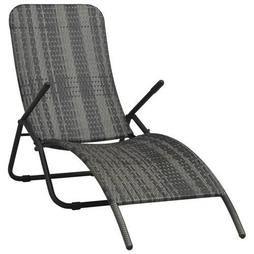 Folding sun lounger poly - folding,