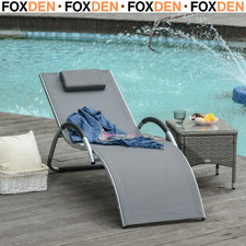 Outdoor Sun Lounger Reclining