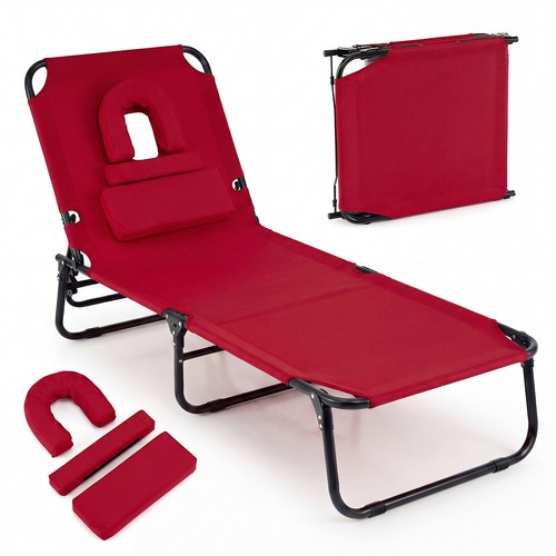 Folding beach sun lounger - folding,