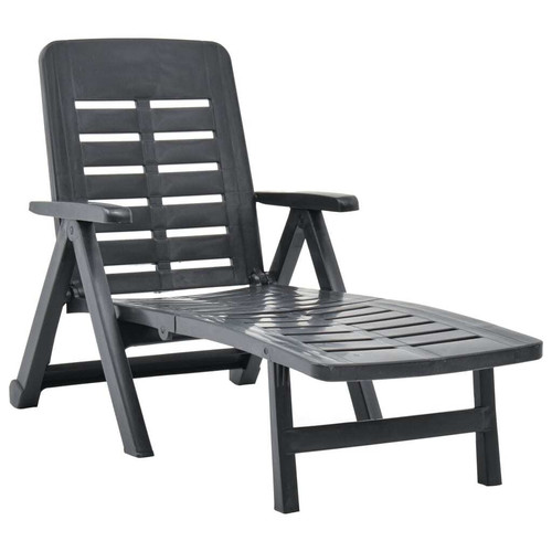 Folding sun lounger plastic - sun,