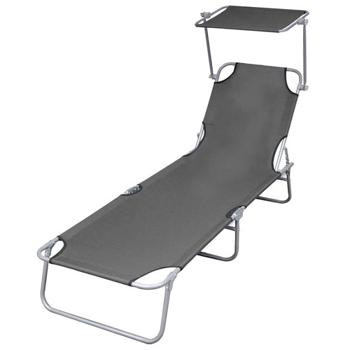 Folding sun lounger with - folding,