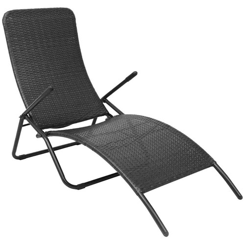 Folding sun lounger poly - folding,