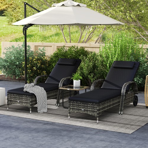 Outdoor rattan reclining - outdoor,