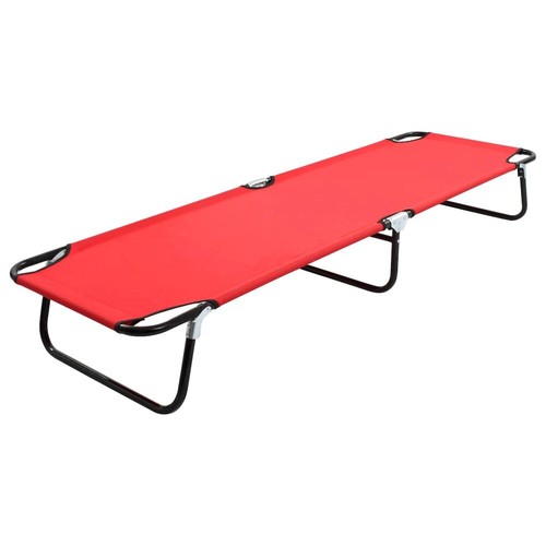 Sun lounger red vidaxl - lounger,