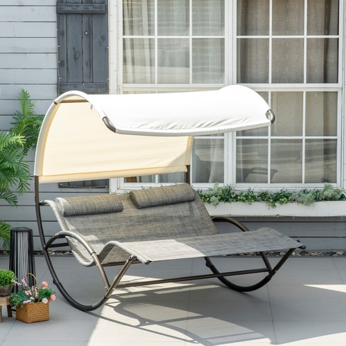 Outsunny outdoor rocking - outdoor, bed