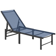 Outsunny Sun Lounger, 5-Level