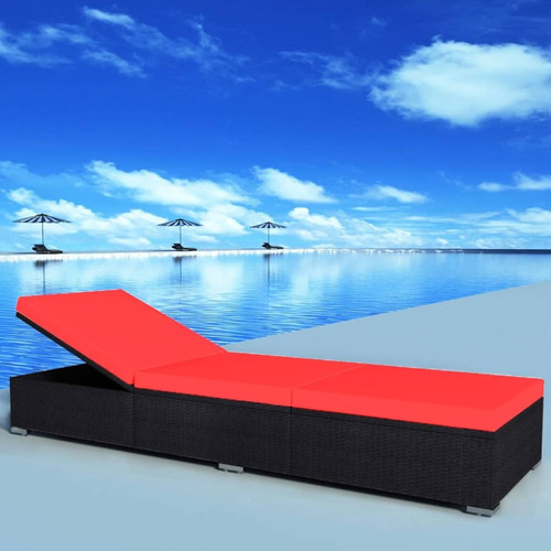 Sun lounger with - sun,