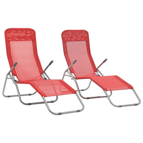 Folding sun loungers - loungers, pcs
