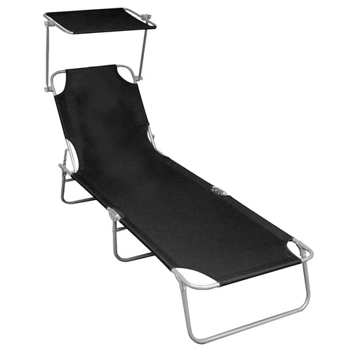Folding sun lounger with - folding,