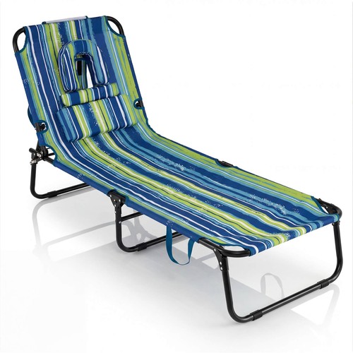Folding beach sun lounger - folding,