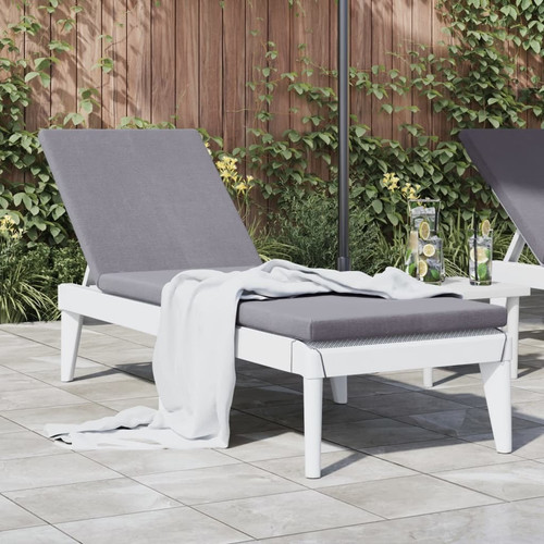 Sun lounger white - sun,