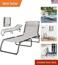 Lightweight Patio Sun Lounger