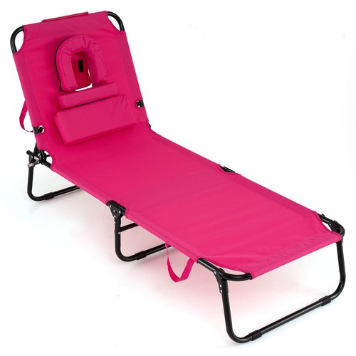 Folding beach sun lounger - folding,