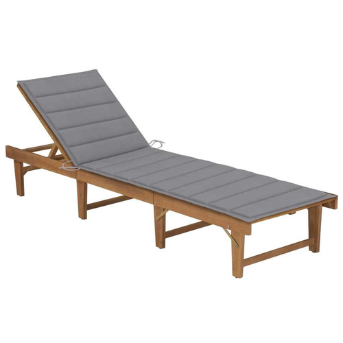 Folding sun lounger - folding, with