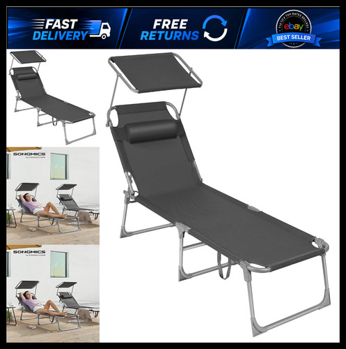 Folding sun lounger - folding, chair