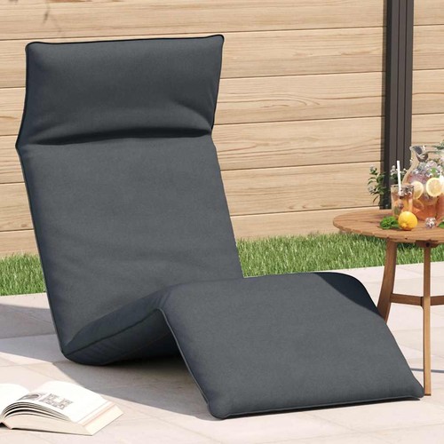 Vidaxl sun lounger gray oxford - sun,
