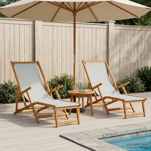 Folding sun lounger pcs - lounger, 3