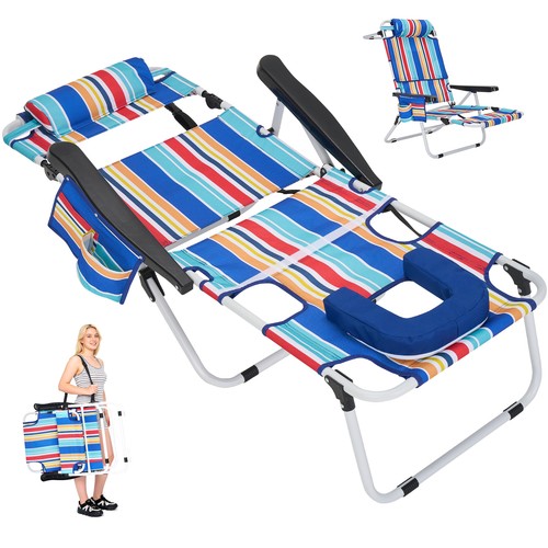 Aboron folding sun lounger - folding,